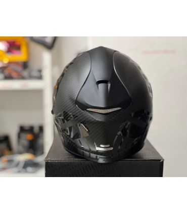 Casco integrale Scorpion Exo 1400 Carbon air Evo Cerebro nero