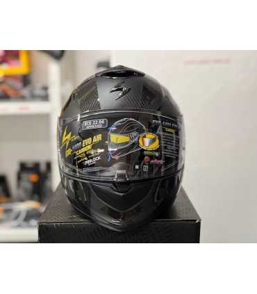 Casque intégral Scorpion Exo 1400 Carbon air Evo Cerebro noir