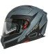 Casque modulaire Premier Delta RG Y gris matt