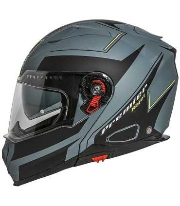 Premier Delta RG Y gray matt flip up helmet