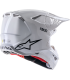 Casco cross Alpinestars Supertech M10 carbonio bianco