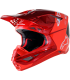 Casco cross Alpinestars Supertech M10 Flood rosso