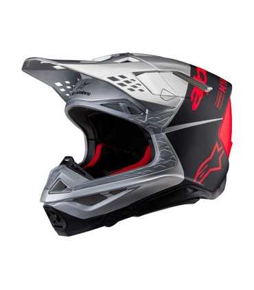 Casco cross Alpinestars Supertech M10 Flood arancio