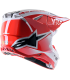 Casco cross Alpinestars Supertech M10 Unit rosso