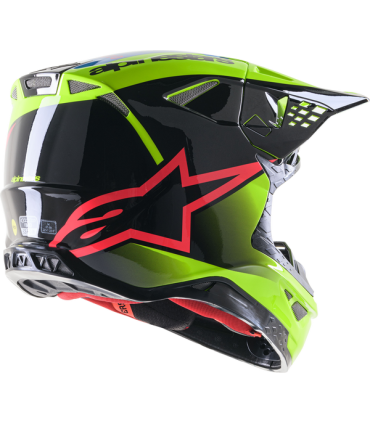 Casco cross Alpinestars Supertech M10 Unit giallo