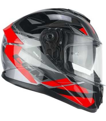 Cgm 360X Kad Sport black red helmet