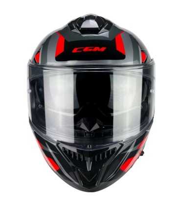 Cgm 360X Kad Sport black red helmet