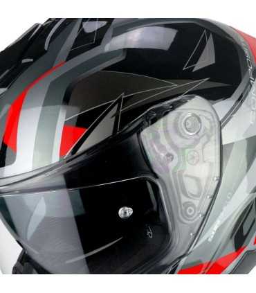 Cgm 360X Kad Sport black red helmet