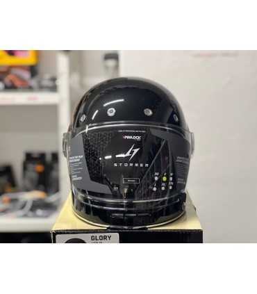 Casco vintage Stormer Glory nero