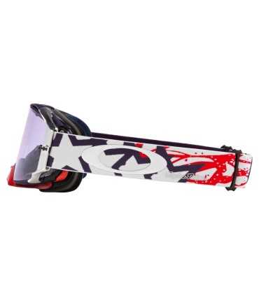 Oakley Airbrake MX Goggle TLD RWB Stars Prizm MX Low Light Lens