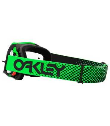 Oakley Airbrake MX Goggle Moto Green B1B Clear Lens