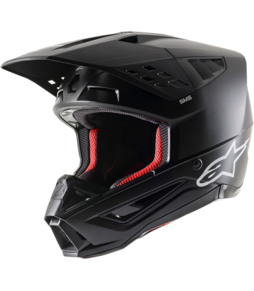 Casco motocross Alpinestars SM5 nero opaco