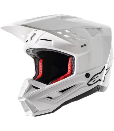 Casco motocross Alpinestars SM5 bianco