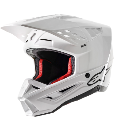 Casque motocross Alpinestars SM5 blanc