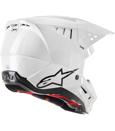 Casco motocross Alpinestars SM5 bianco