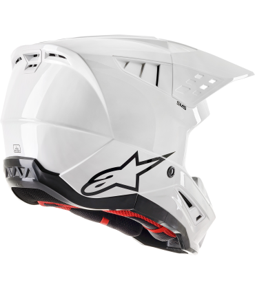 Casque motocross Alpinestars SM5 blanc