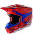 Casco motocross Alpinestars SM5 Action rosso