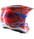 Casco motocross Alpinestars SM5 Action rosso