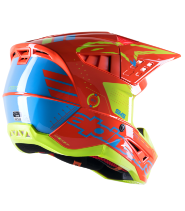 Alpinestars SM5 Action orange cross helmet