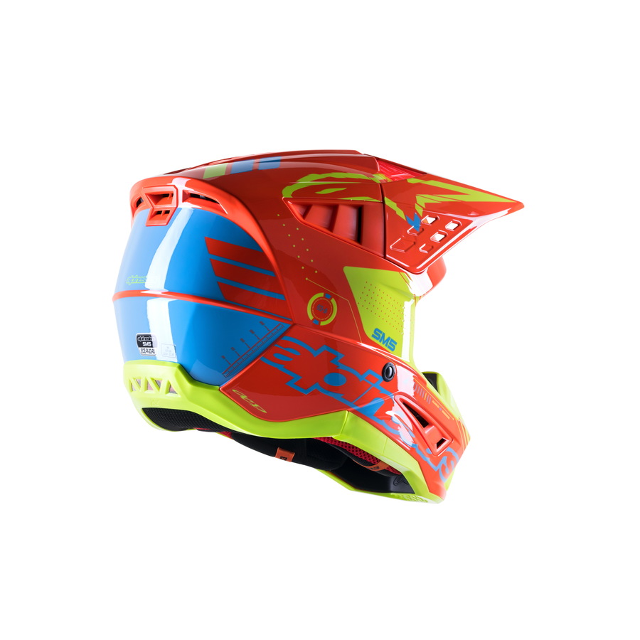 Orange on sale motocross helmet