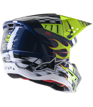 Casco motocross Alpinestars SM5 Rash navy