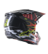 Casco motocross Alpinestars SM5 Rash rosso