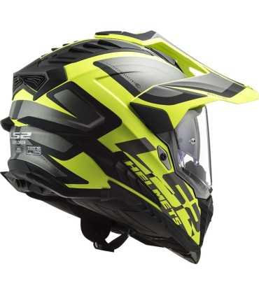 Casco LS2 MX701 Explorer Hpfc Alter giallo opaco