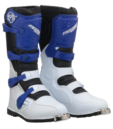 Moose Qualifier blue motocross boots