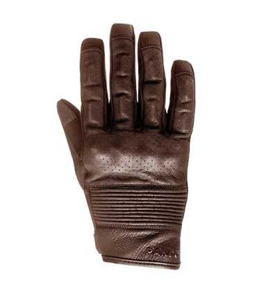 Pando Moto Onyx gants en cuir marron