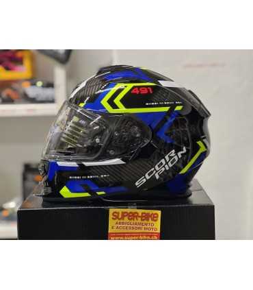 Casco Scorpion Exo 491 Spin nero blu