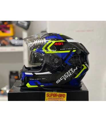 Casco Scorpion Exo 491 Spin nero blu