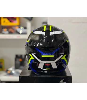 Casco Scorpion Exo 491 Spin nero blu