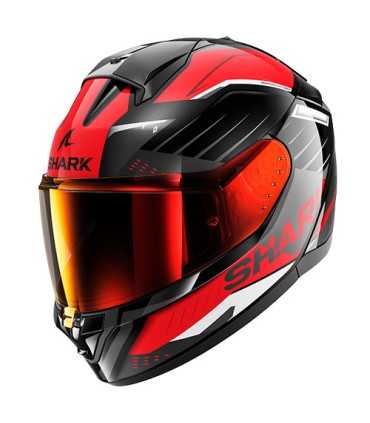 Casco Shark Ridill 2 Bersek nero rosso