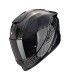 Casque intégral Scorpion Exo 1400 Evo 2 Carbon Air Reika noir silver