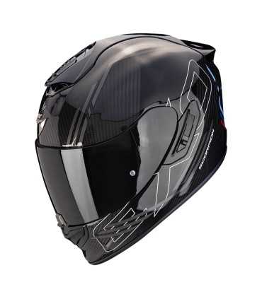 Casco integrale Scorpion Exo 1400 Evo 2 Carbon Air Reika nero argento