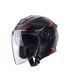 CASCO CABERG FLYON 2 Boss grigio rosso opaco