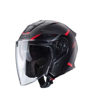 CASCO CABERG FLYON 2 Boss grigio rosso opaco