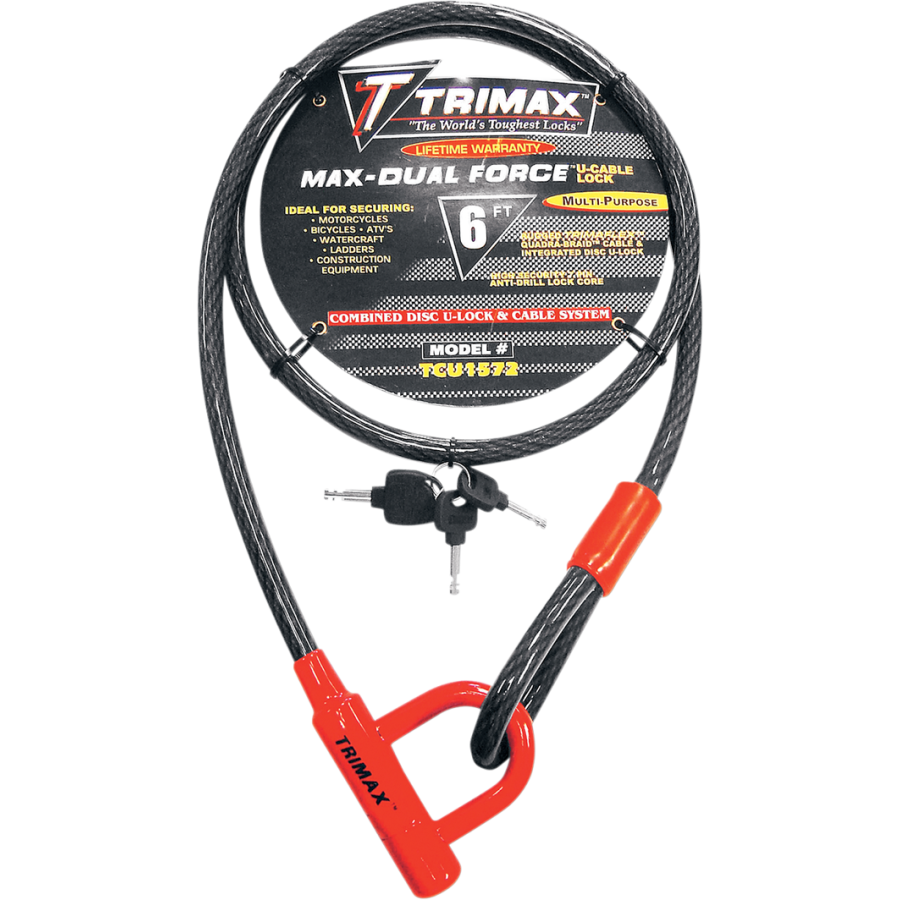 Trimax bike store lock