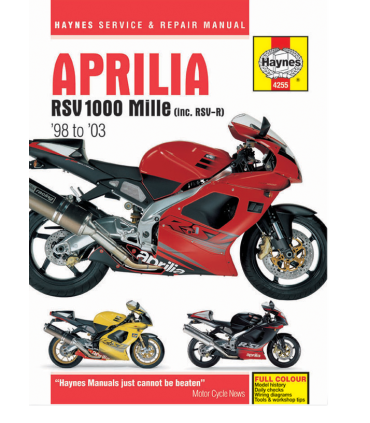 Haynes manuale riparazione Aprilia RSV 1000