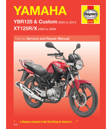 Haynes manuale riparazione Yamaha YBR125/XTI25R/X