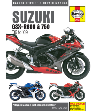 Haynes manuel reparation Suzuki Gsx-r 600/750