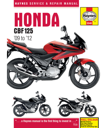 Haynes repair manual Honda CBF 125