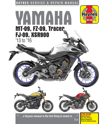 Haynes manuale riparazione Yamaha MT-09/XSR