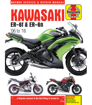 Haynes manuel reparation Kawasaki ER-6N/F