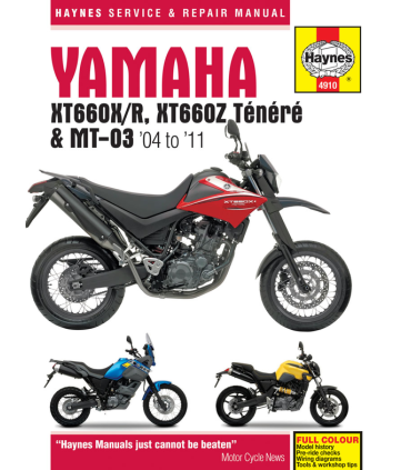 Haynes manuale riparazione Yamaha XT660/ MT-03