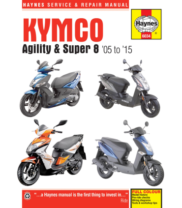 Haynes manuale riparazione Kymco Gility/Super 8