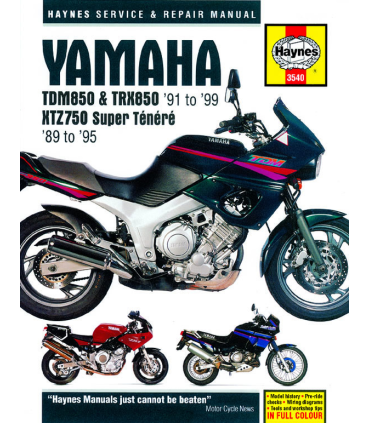 Haynes manuale riparazione Yamaha TDM 850