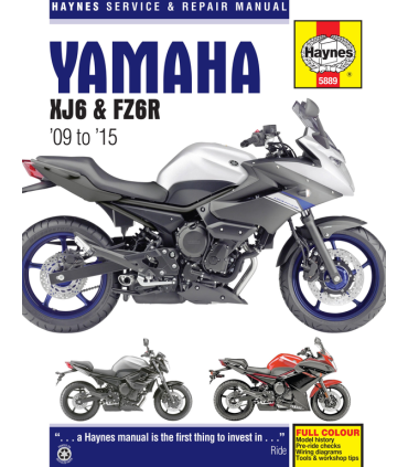 Haynes repair manual Yamaha XJ6/FZ6R