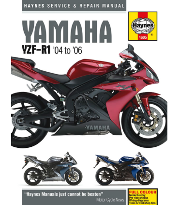 Haynes riparation manual Yamaha YZF R1