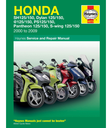 Haynes riparation manual Honda SH/Dylan/PS/Pantheon